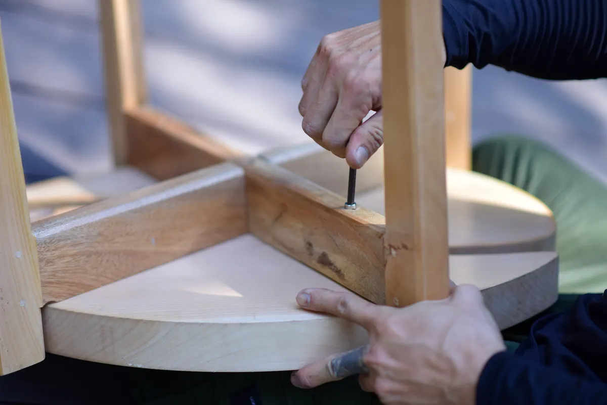 Furniture assembly in a modern home